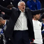 VIDEO: Jose Mourinho pleads with Benfica fans to stop hurling objects at Enzo Fernandez as Chelsea midfielder mercilessly targeted by former club in Champions League