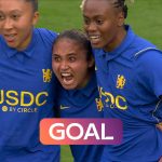 Chelsea lead Arsenal through Thompson's quick reaction